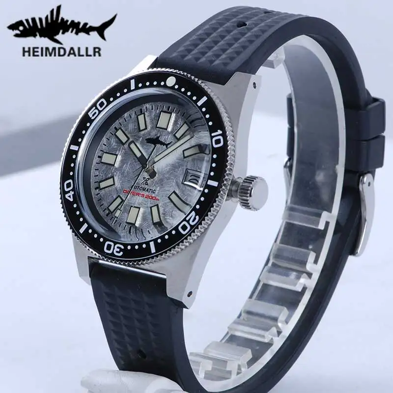 HEIMDALLR Men Diver Watch Vintage 62MAS Sapphire Glass C3 Luminous 300M Water Resistant Japan NH35 Automatic Mechanical Watch