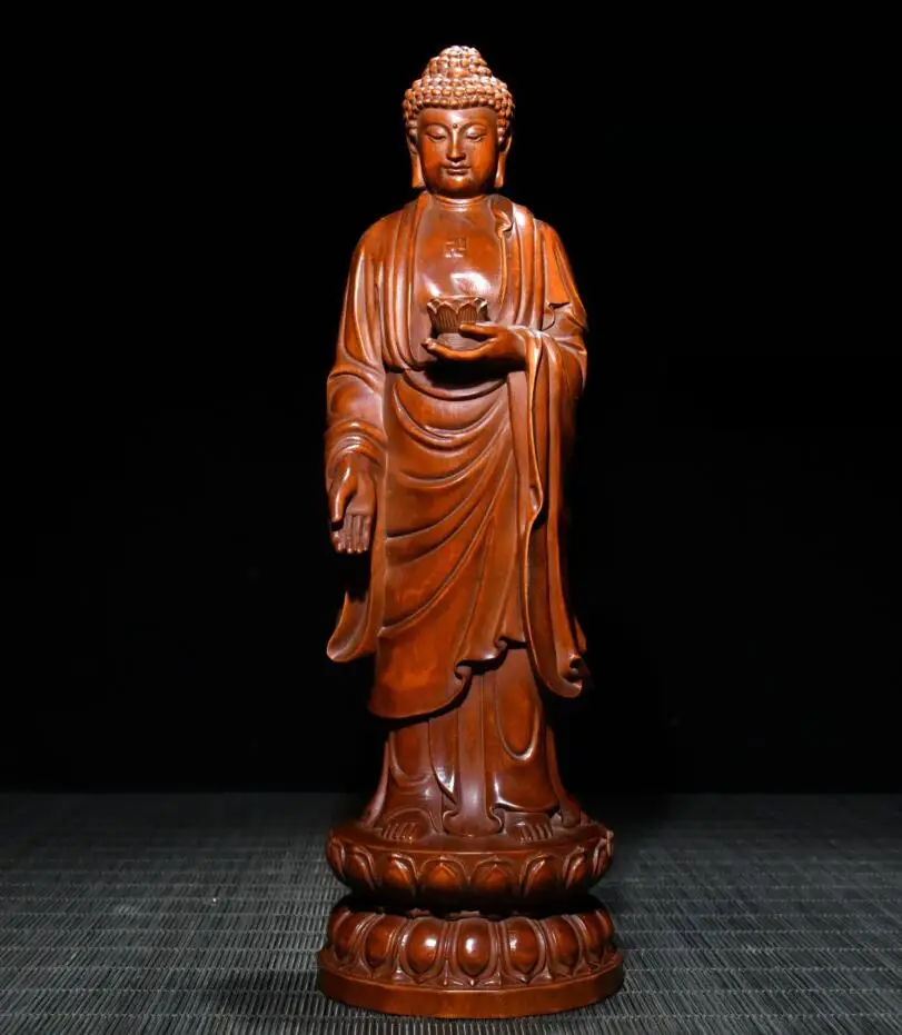 

Archaize seiko Hand-carved boxwood Tathagata Buddha consecrate Buddha decoration crafts statue