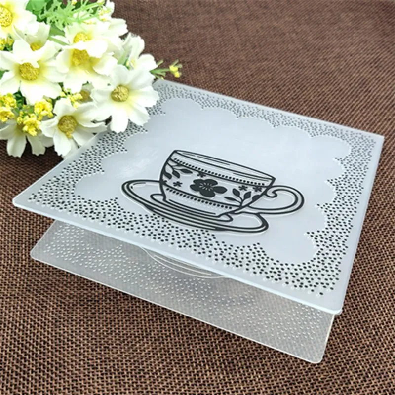 Teapot print DIY Plastic Embossing Folders for DIY Scrapbooking Paper Craft/Card Making Decoration Supplies