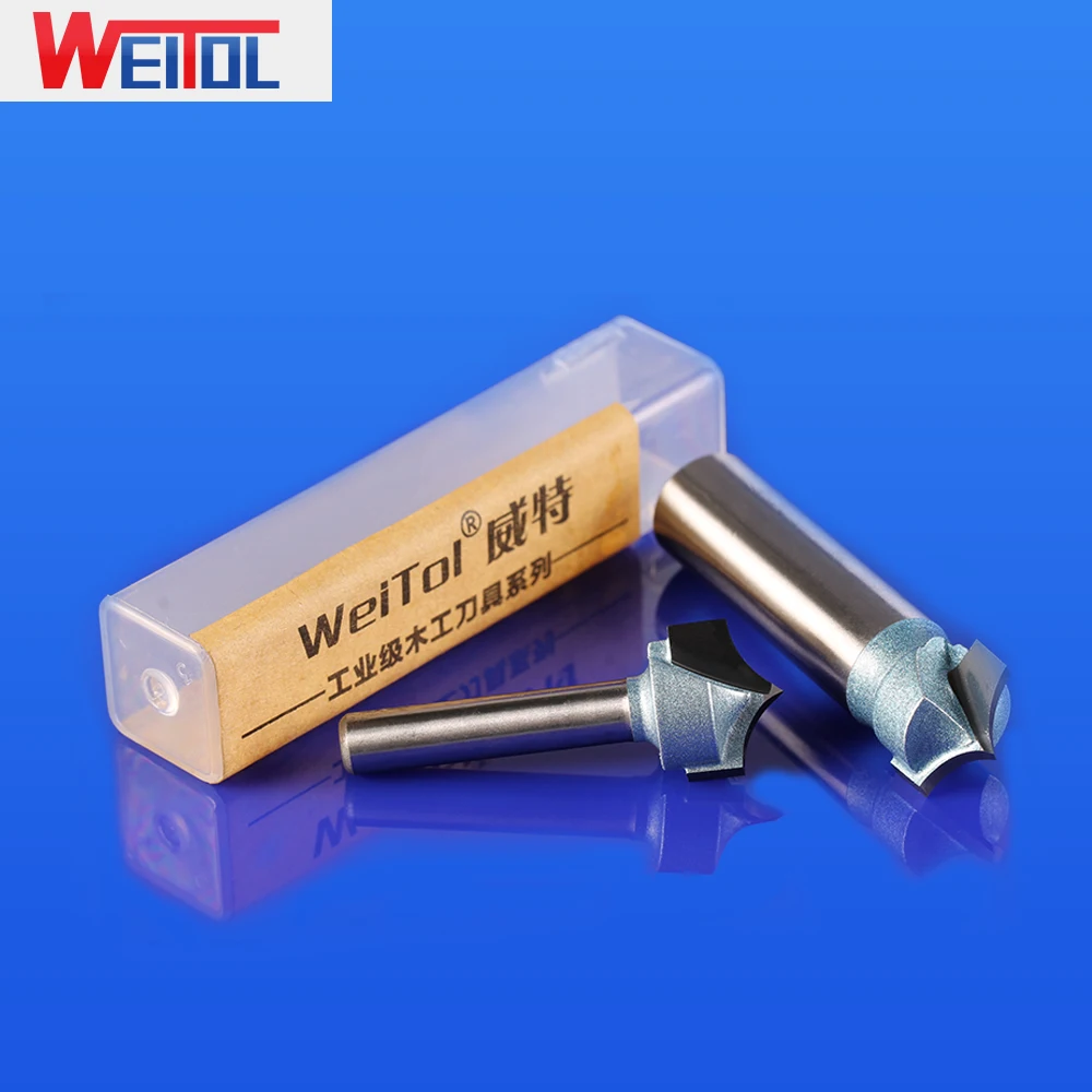 WeiTol 1 шт. 1/2 дюйма формирователь инструменты для резьбы по дереву V-образный резак инструменты для резьбы по дереву фреза станок с ЧПУ