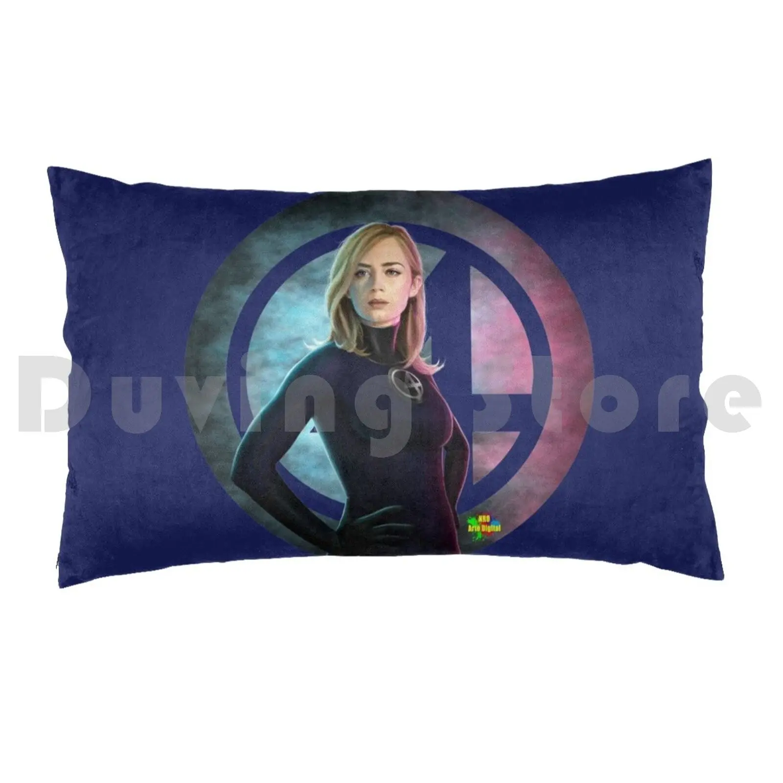 Invisible WomanPillow case Invisible Woman No Digital Art Fantastic 4 The The 4 Fntics Ucm