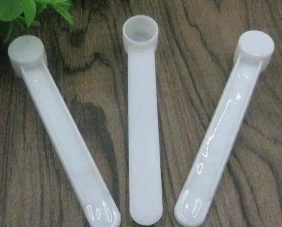 

1 gram Plastic Measuring Scoop 2ML Small Spoon 1g Measure Spoons White Clear Milk Protein Powder Scoops