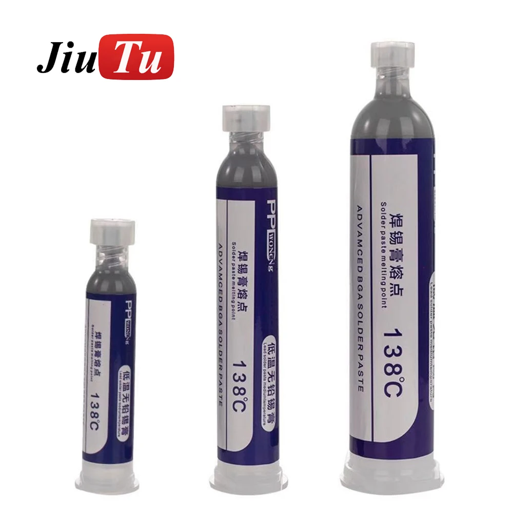 

3PCS Syringe Soldering Paste For Mobile Phone BGA PCB Repair High Temperature Optional Jiutu