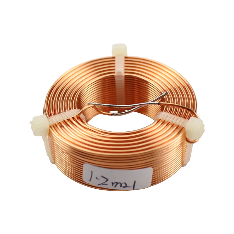 GHXAMP 0.8mm Speaker Crossover Inductance Copper coil Oxygen Free Copper Inductor HIFI Audio Accessories 0.2mH 0.8mH 1.2mH 1Pcs