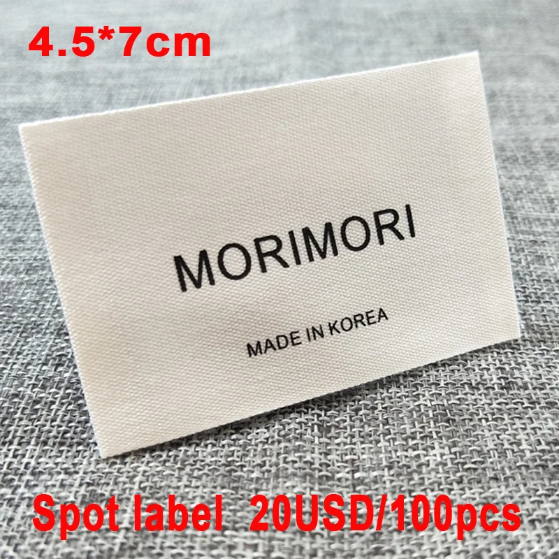 Spot Cotton Printed Mark Coat Jacket Suit Bawełniana kurtka puchowa Kołnierz Mark MADE IN KOREA Dostosowane