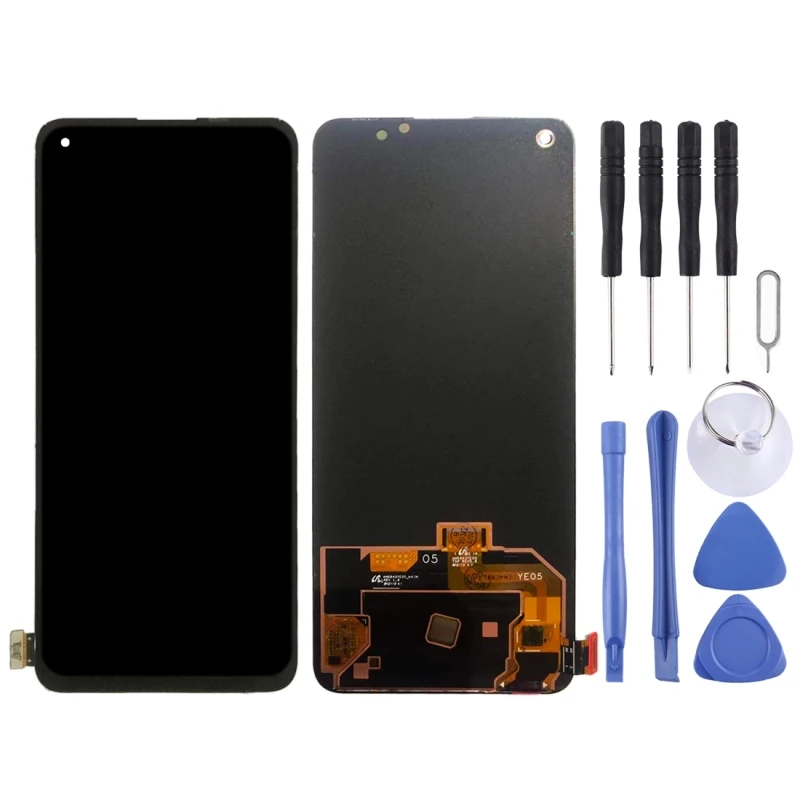 Fluid AMOLED LCD Screen For OnePlus Nord 2 5G 2021 DN2101 DN2103 Touch Screen Display Digitizer Full Assembly Replacement