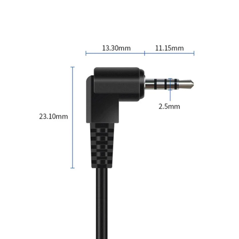 2.5mm 4Pole Male Jack to AV Female Plug Adapter Cable for GPS and Rear Camera