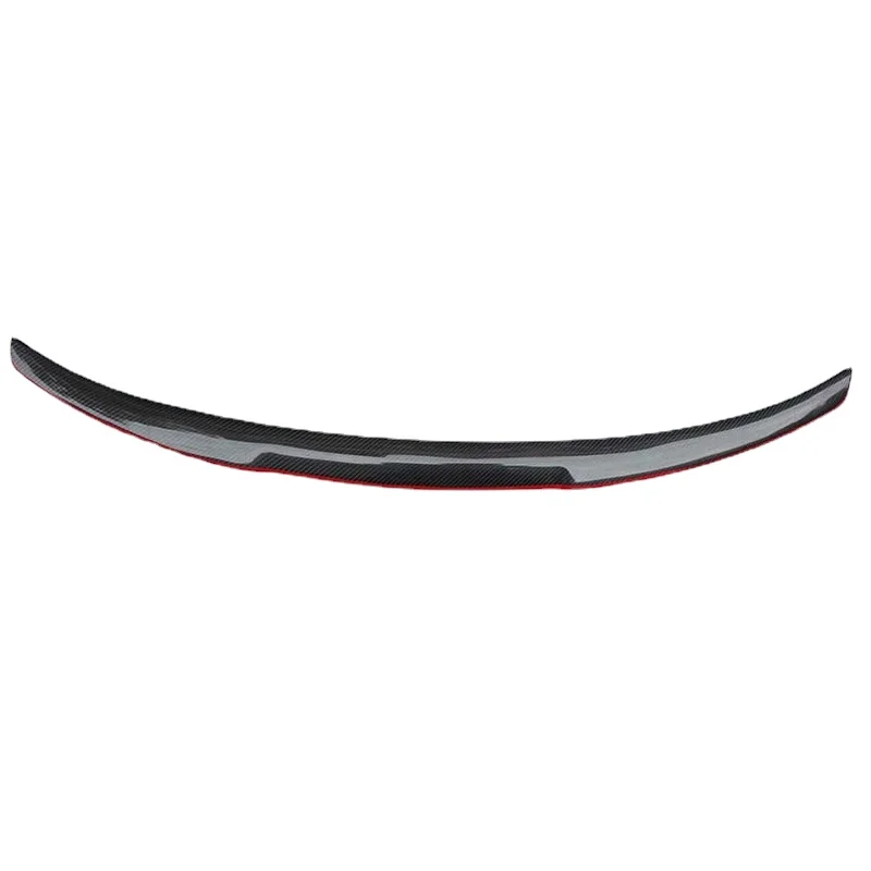 E93 Modified M Style Carbon Fiber Red Line Rear Trunk Luggage Compartment Spoiler Car Wing For BMW E93 2007~2013