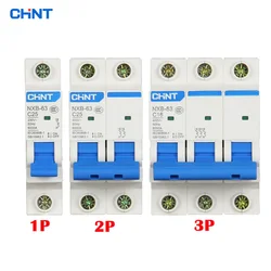 Circuit breaker  NXB-63 1P 2P 3P 4P 1A 2A 3A 6A 10A 16A 20A 25A 32A 40A 63A 230V 220V 50HZ Miniature MCB NEW DZ47