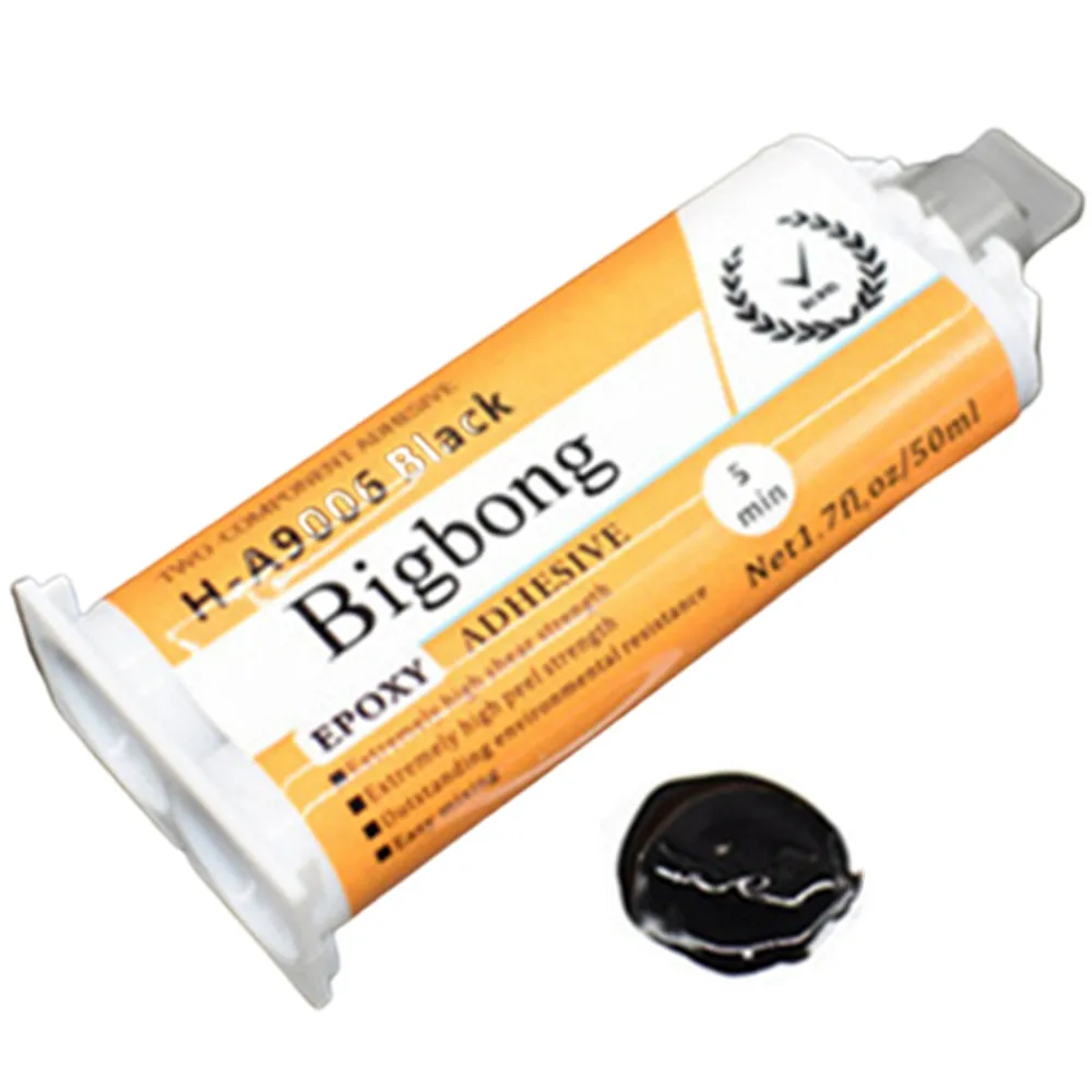 1/2/5/10/20 pièces 50ml 1:1 adhésif époxy noir granit pierre bois céramique métal plastique carrelage fissure puce réparation Joint résine AB colle