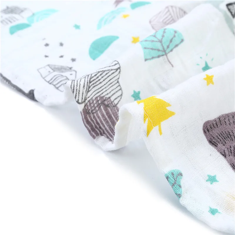 100% Cotton Baby Swaddles Soft Newborn Blankets Bath Gauze Infant Wrap Sleepsack Stroller Cover