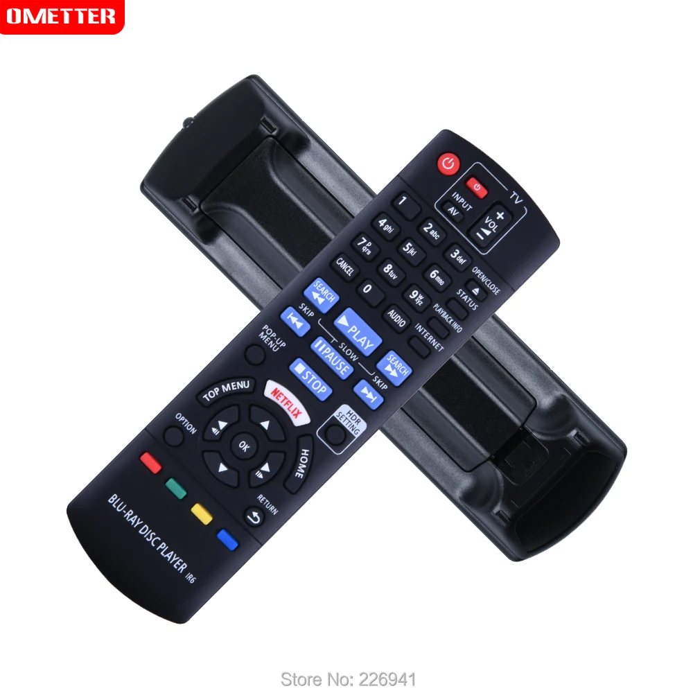 N2QAYB001147เปลี่ยนรีโมทคอนโทรลสำหรับ Panasonic Blu-Ray Disc Player DMP-UB300 UB310 UB314 UB390 UB400 UB404 UB820 UB824 DP-UB420