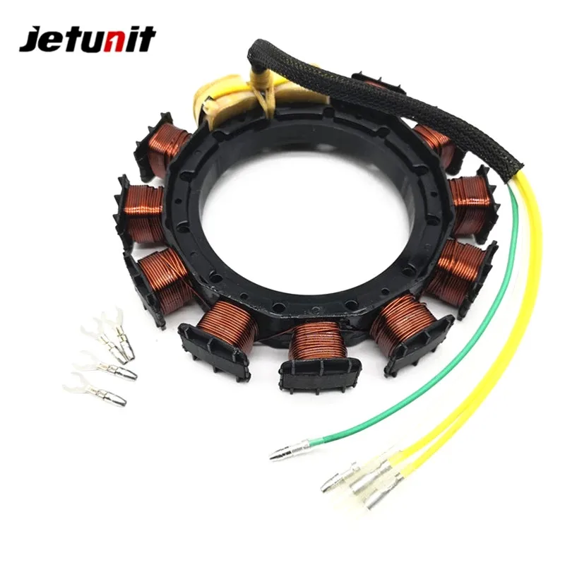 Outboard Stator For Mercury 1995-2005(30&40HP-2Cyl) 1996-2005(40,50,55&60HP-3Cyl)w/ CDM Modules (9amp)398-9783A13,A15,A18,A29,