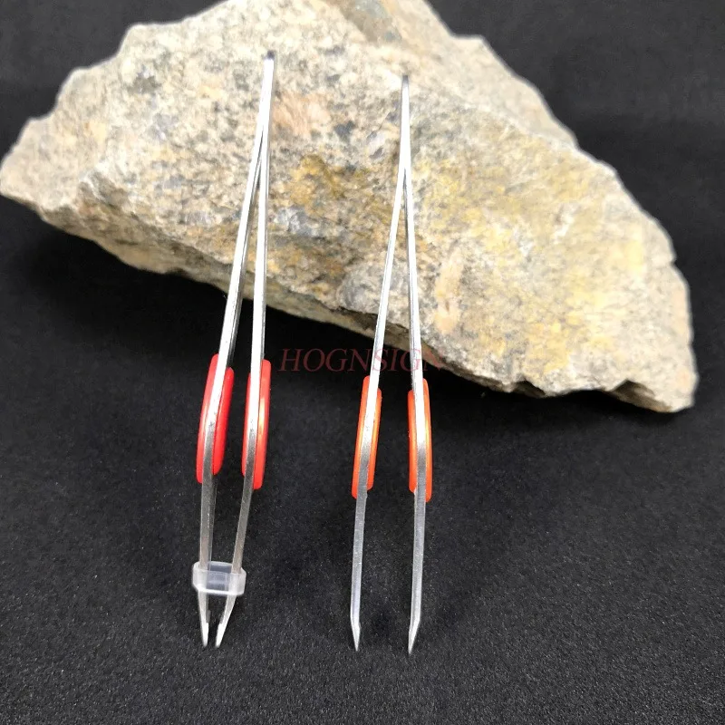 คีม Beveled แหนบสแตนเลส Forcep คีม Tweezer คิ้วถอนขนตาปลอมตาคิ้วคลิปเครื่องมือ