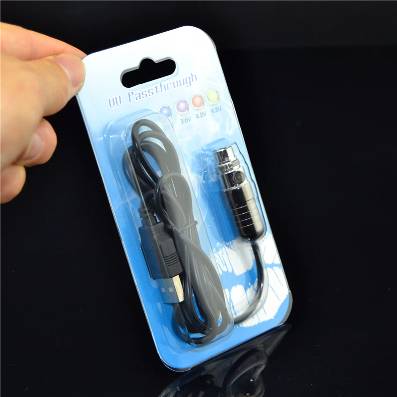 Mini ego usb vv passthrough bateria vape tensão variável carregador para ego 510 e-cigarro atomizador ecig evod mt3 ce4