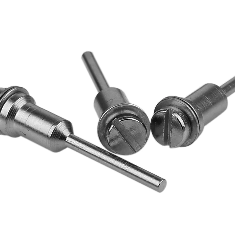 10pcs mandrini con gambo 3.17mm punta per trapano per unghie strumento abrasivo anello di sabbia biella accessori per rettifica