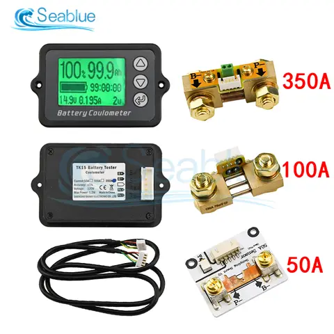 TK15 Professional Battery Capacity Tester 80V 50A/100A/350A for Portable Equipment E-Bike Balance Car Cleaning Machine Precision