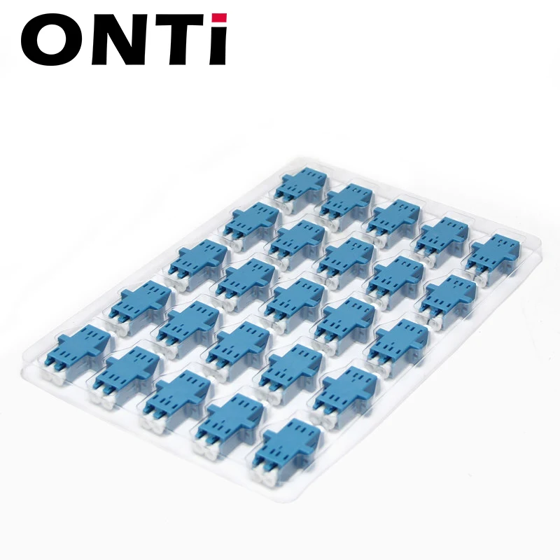 ONTi LC UPC Duplex single-mode Fiber optic Adapter LC Optical fiber coupler LC APC Fiber flange LC Metal Connector