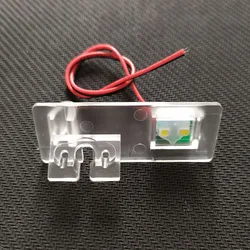 EEMRKE Car Rear view Parking Camera Bracket for FAW Besturn X80 2017 2018 2019 2020 2021 2022 Led License Plate Light Housing
