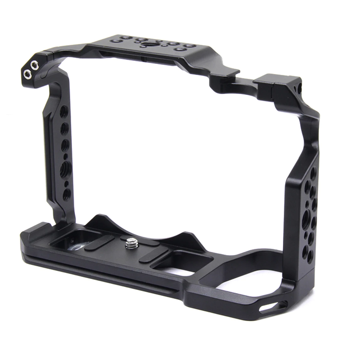 Kamerakäfig-Rig-Schutz für Panasonic Lumix DC-S1 S1 S1R S1H / Lumix S5 Kaltschuhhalterung für Mikrofon-Lichtverlängerungshalter-Set – Detail 2