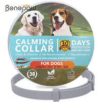 Benepaw Effective Calming Collar For Dogs Anti-Anxiety Relieve Stress Nontoxic Water-resistant Adjustable Pet Puppy Collars