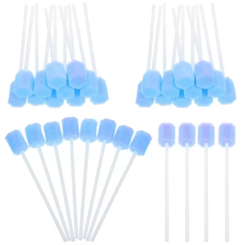 Oral Swabs Mouth Sponge Swab Cleaner Care Baby Cleaning Toothbrush Dental Sterile Disposable Tongue Swabsticks Infant Tooth