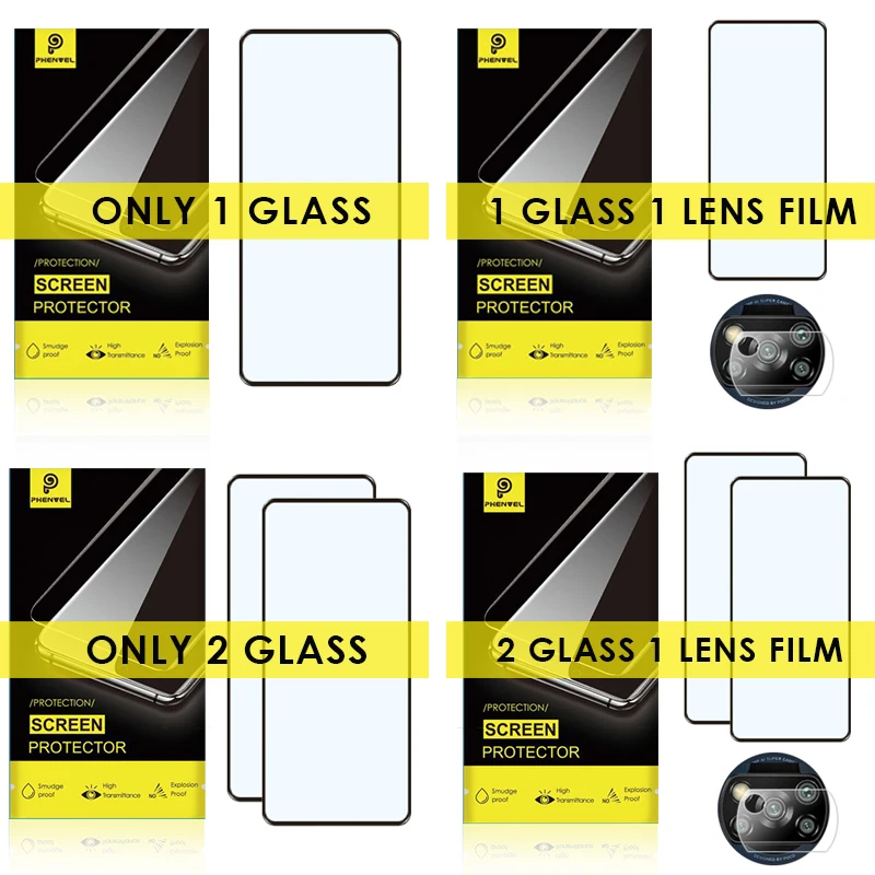 Protective Glass For Realme 7 6 Pro Oleophobic Tempered Glass Film For realme 6 6S 6i 7i 7 8 5G Full Cover Screen Protector