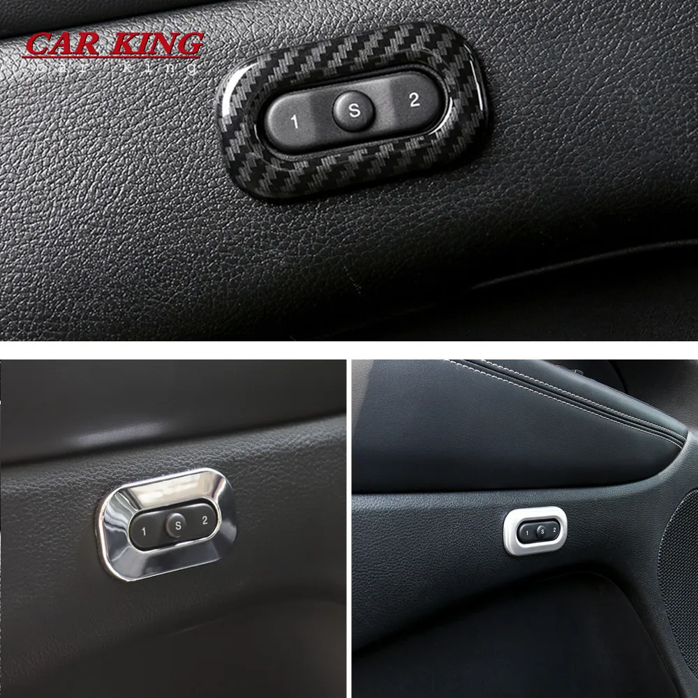 Picture 5: For Jeep Grand Cherokee WK2 2011 2012-2019 2020 ABS Plastic Chrome Car Seat Memory Button Frame Cover Trim Sticker Accessories