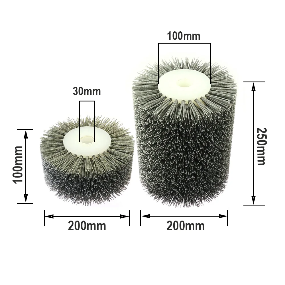200x100x30mm Abrasives Wire Wheel Woodworking Polishing Wheel Bench Grinder Tool