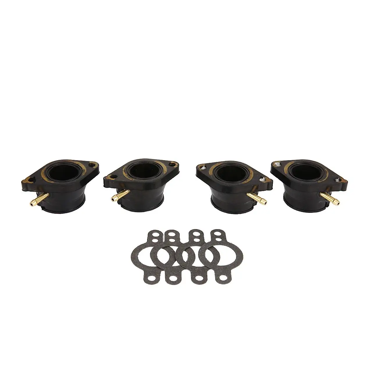 4 pcs Motorcycle Carburetor Intake Manifold Joint Boot Adapter for Yamaha XJ550 Maxim Seca XJ550R 1981-1983