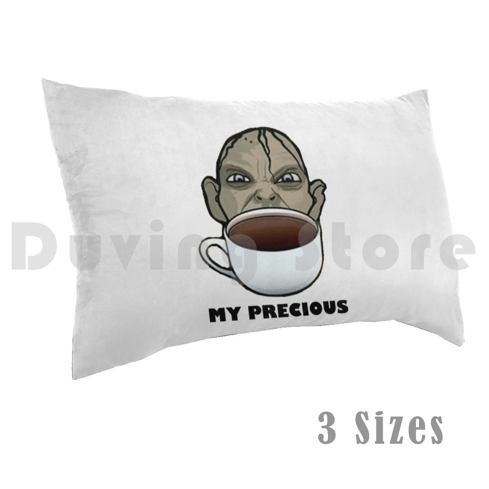 Coffe Is My Precious Pillow case My Precious Lord Of The Ting Gollum Solomom Coffe