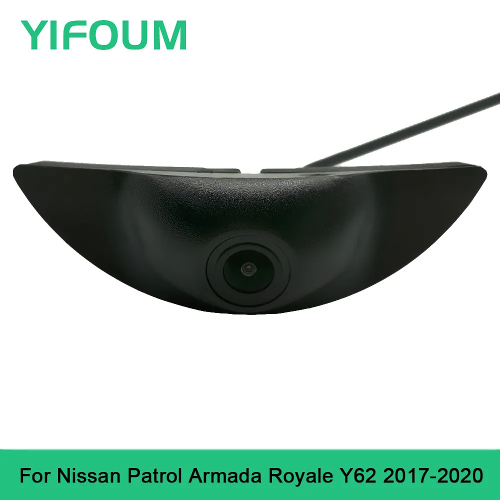 YIFOUM Car Front View Parking Night Vision Positive Waterproof Logo Camera For Nissan Patrol Armada Royale Y62 2017 2018 2019-20