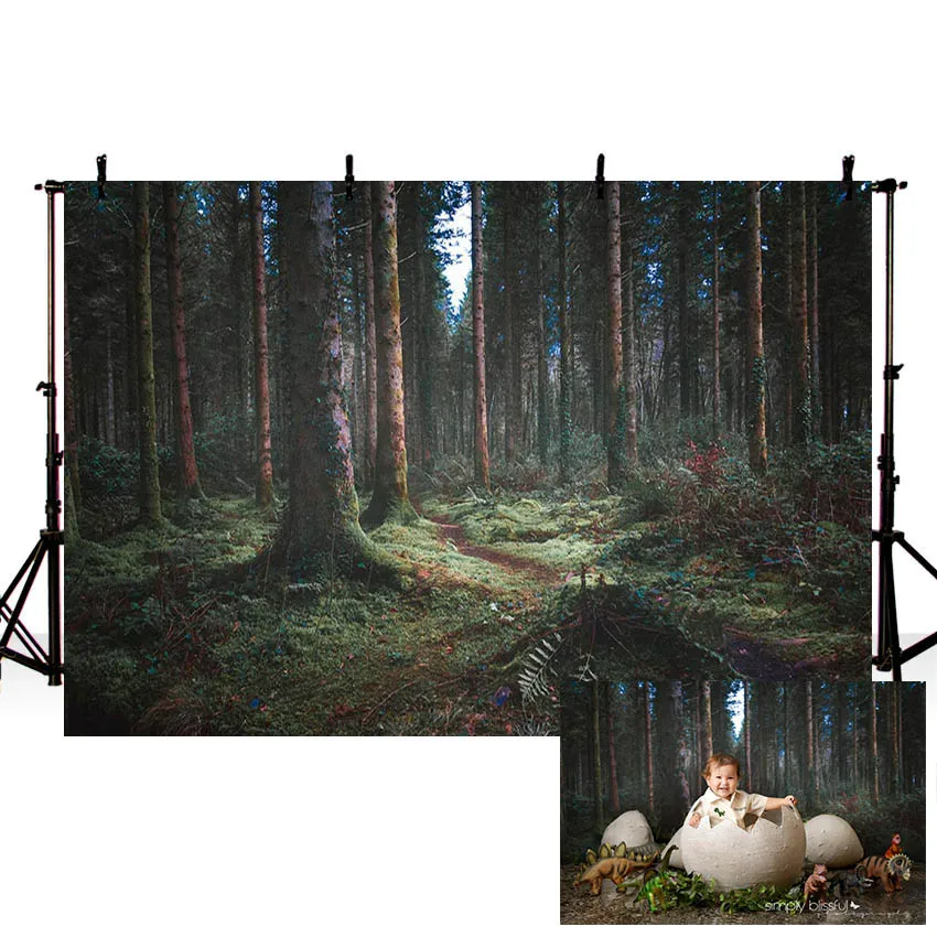 

Mehofond Spring Forest Backdrops For Photography Natural Scenery Newborn Baby Shower Kids Birthday Decor Background Photo Studio