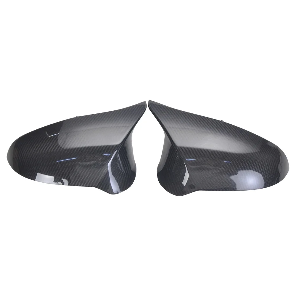 

Carbon Fiber F82 Car Side Mirror Covers Stick-On For BMW M4 2014 LHD ONLY