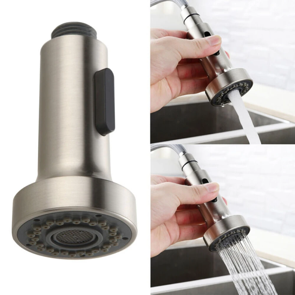 

Stainless Steel Replacement Shower Head For Kitchen Sink Faucet Tap G1 / 2 Faucet Tap Kitchen Basin Filter Nozzle Water Saving