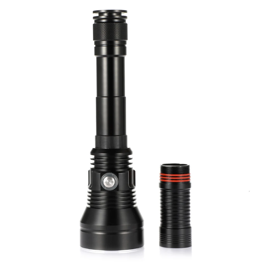 New Professional XHP70.2 LED Diving Flashlight Waterproof Underwater 100M Dive Light Tactical Torch For 3x26650