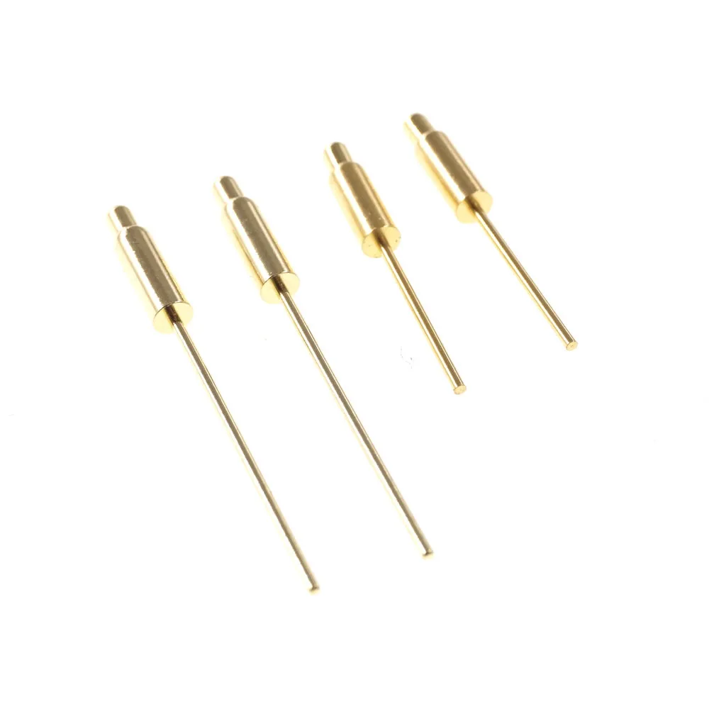1 10 Pcs Long Tail Pogo Pin Connector Outer Diameter 1.5 2.0MM Discrete Pogopin Probe Spring Loaded