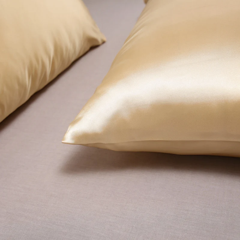 High Quality Satin Pillowcase  40x60 50x75 Pillow Cover Solid Color Cover Pillow Bedding Rayon Pillow Case