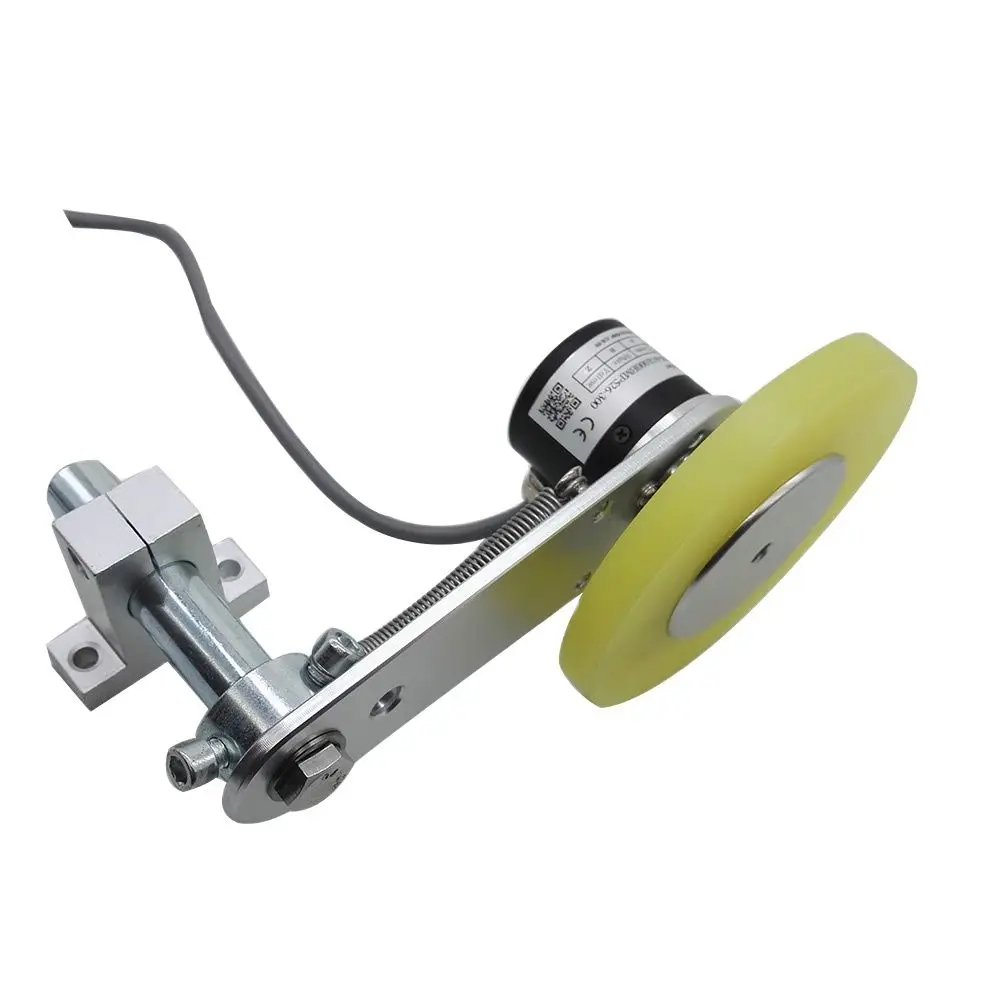 CALT GHW38-06G300BMC526-300 encoder ruota 300 millimetri con staffa di montaggio per nastro trasportatore di Uscita NPN