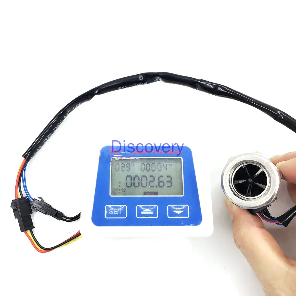 Flowmeter Meter 2 Minutes 4 Minutes 6 Minutes 1 Inch Water Flow Sensor Measuring Temperature Flow Rate Flow One