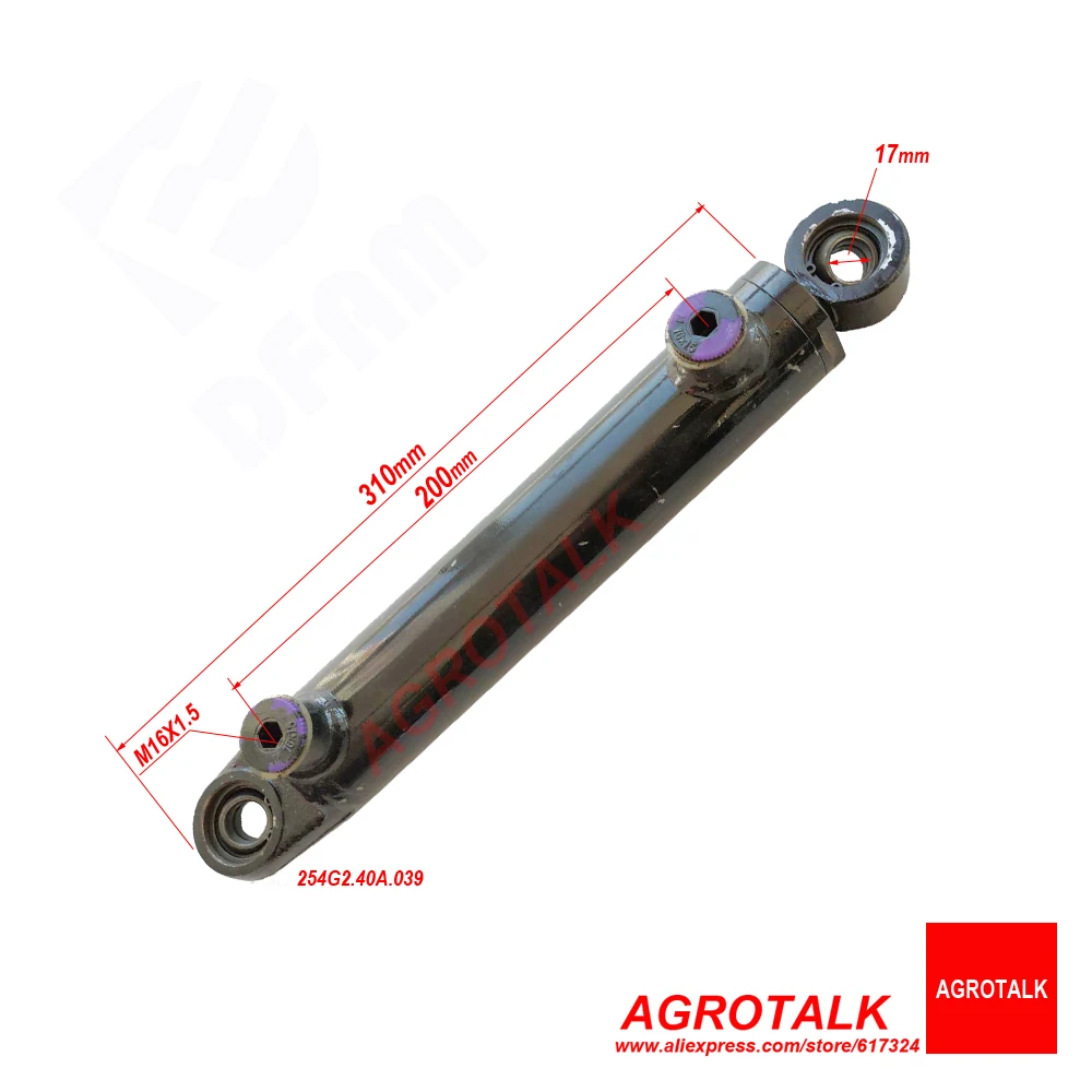 Power steering cylinder for Dongfeng tractor DF254 , part number: 254G2.40A.039