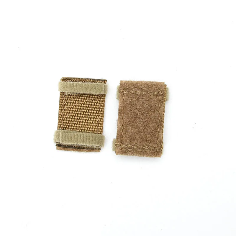 2 Stuks Tactische Molle Klittenband Converter Lint Adapter Voor Tactische Vest Zak Diy Patch Badge