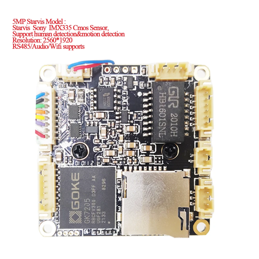 H.265 5MP/8MP Starlight Wifi IP PTZ Camera Module 5X Zoom 2.7-13.5mm Lens Wireless Video Surveillance Camera Board 4K IPCam