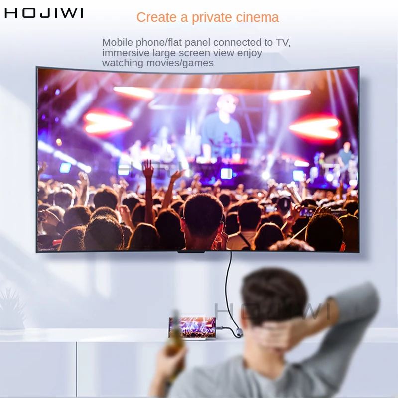 HOJIWI – adaptateur USB type-c 3.1 (USB-C) vers USB, convertisseur mâle-femelle compatible pour PC, ordinateur, affichage TV, téléphone AB12