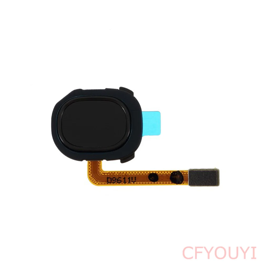 Black Color Home Button Fingerprint Key Flex Cable Replacement For Samsung Galaxy A20 A205 A30 A305 A40 A405