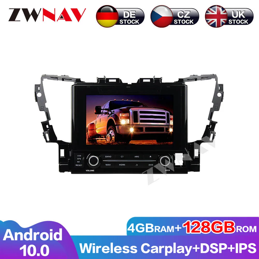 Android 10.0 4+64G  For TOYOTA Alphard 2015 - 2018 Car Multimedia Radio Player Head Unit Car GPS Navigation Built-in Carplay DSP