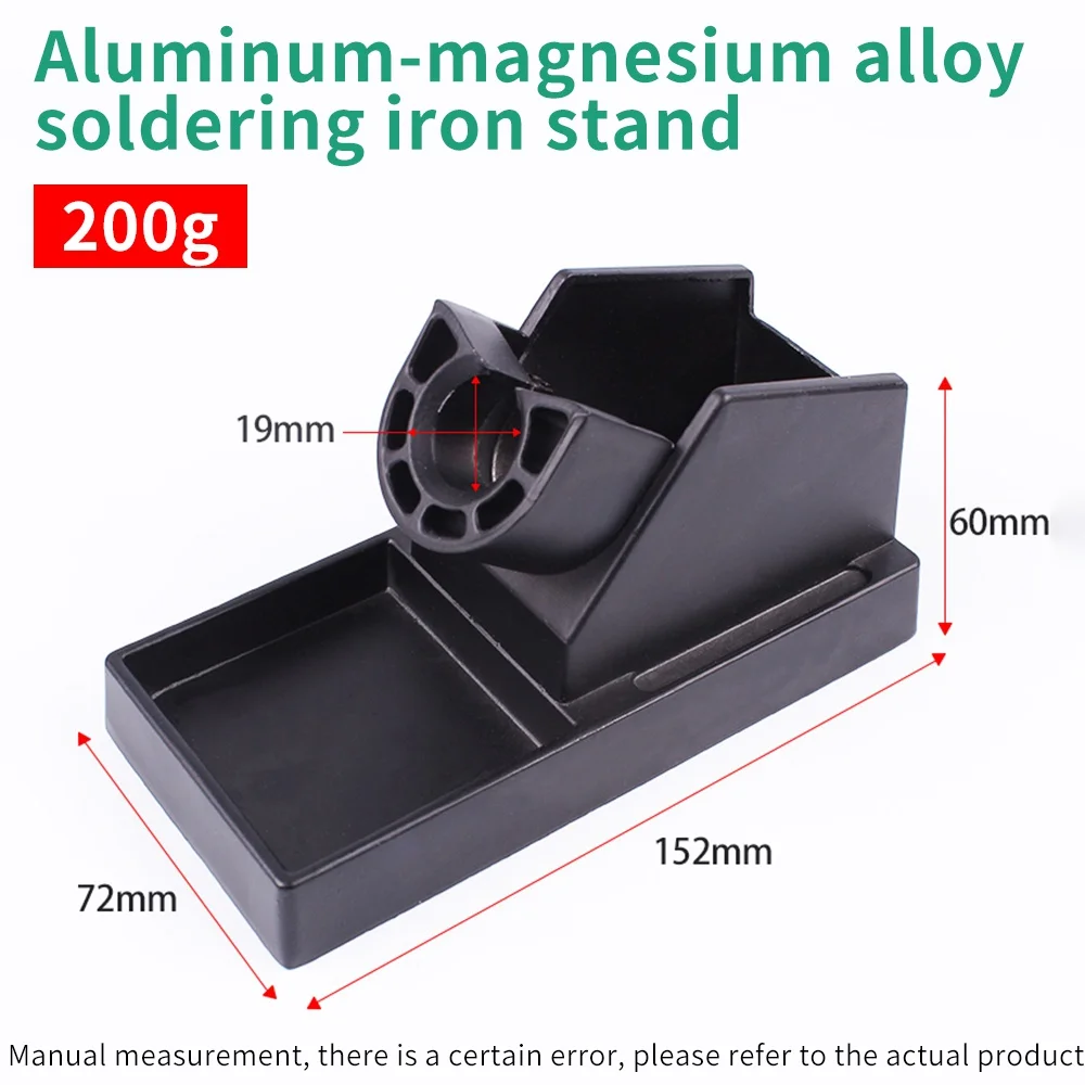 Supporto per saldatore elettrico LUXAINZI con struttura per saldatore in metallo resistente alle alte temperature in spugna pulita