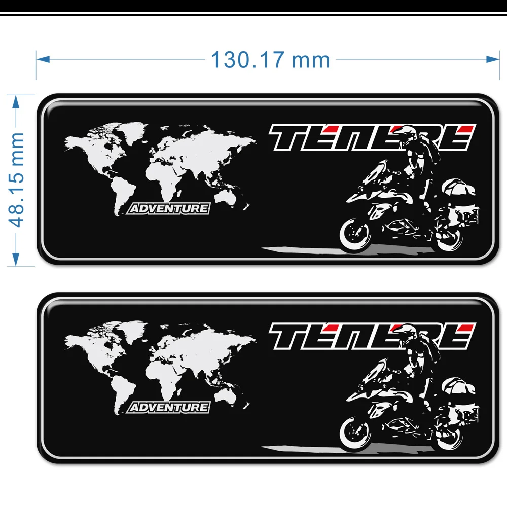 1200XT Tank Pad Protector Stickers For YAMAHA ADVENTURE TOURING TENERE 700 1200 XT SUPER Emblem Badge Trunk Helmet ADV 2019 2020