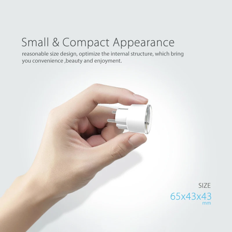 AVATTO Smart Plug,EU 16A/10A Remote Control Wifi Socket with Power Monitor Work with Tuya APP Google Home,Alexa,IFTTT