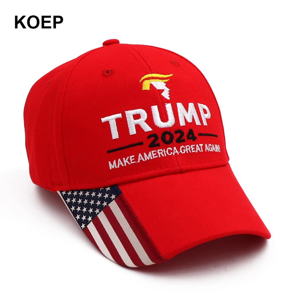 New Donald Trump 2024 Cap MAGA Baseball Caps Make America Great Again Snapback President Hat Embroidery Wholesale Drop Shipping